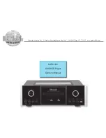 McIntosh MCD1100 Owner'S Manual preview