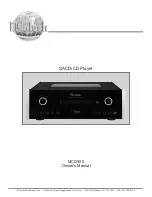 Preview for 1 page of McIntosh MCD500 Owner'S Manual