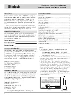 Preview for 2 page of McIntosh MCD751 Owner'S Manual