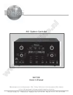 McIntosh MHT200 Owner'S Manual preview