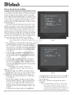 Предварительный просмотр 36 страницы McIntosh MHT200 Owner'S Manual