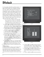 Предварительный просмотр 38 страницы McIntosh MHT200 Owner'S Manual