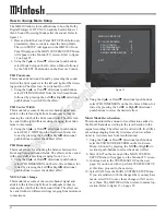 Предварительный просмотр 42 страницы McIntosh MHT200 Owner'S Manual