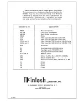 Предварительный просмотр 4 страницы McIntosh MMC240 Maintenance Manual