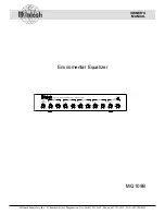 Preview for 1 page of McIntosh MQ109B Owner'S Manual