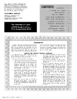 Preview for 2 page of McIntosh MR 73 Owner'S Manual