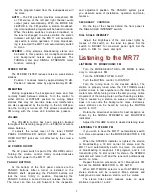 Предварительный просмотр 9 страницы McIntosh MR 77 Owner'S Manual