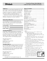 Preview for 2 page of McIntosh MVP831 Owner'S Manual