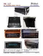 Предварительный просмотр 2 страницы McIntosh MX 117 Manual