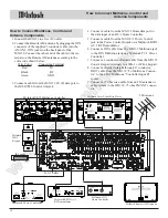 Предварительный просмотр 12 страницы McIntosh MX132 Owner'S Manual