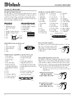 Предварительный просмотр 6 страницы McIntosh MX134 Owner'S Manual