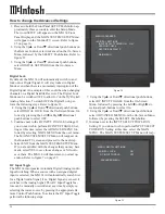 Предварительный просмотр 38 страницы McIntosh MX134 Owner'S Manual