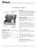 Предварительный просмотр 52 страницы McIntosh MX134 Owner'S Manual