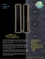 McIntosh XRT28 Specification Sheet preview