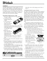 Preview for 8 page of McIntosh XRT29 Owner'S Manual