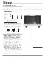 Предварительный просмотр 12 страницы McIntosh XRT30 Owner'S Manual