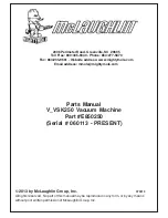 Preview for 1 page of McLaughlin E850250 Parts Manual