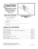 Preview for 1 page of McLaughlin McL-12HB ZIPPER Components And Repair Manual