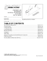 McLaughlin VERSA-MOLE McL-10H Components And Repair Manual preview