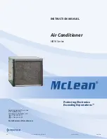 Preview for 1 page of McLean HB16 Series Instruction Manual