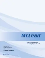 Preview for 20 page of McLean HB16 Series Instruction Manual