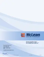 Preview for 20 page of McLean SPECTRACOOL G52 1-Phase Instruction Manual