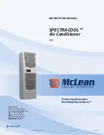 McLean SPECTRACOOL G57 Instruction Manual preview