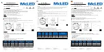 McLED Cala Series User Manual preview