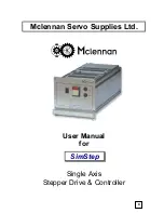 Preview for 1 page of Mclennan SimStep User Manual