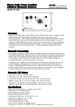 MCM Custom Audio 50-14845 Manual предпросмотр