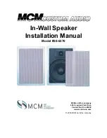 MCM Custom Audio 50-6370 Installation Manual предпросмотр