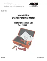 MCM Electronics 4110 Reference Manual preview