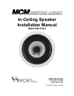 Предварительный просмотр 1 страницы MCM Electronics 50-7325A Installation Manual