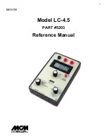 Preview for 1 page of MCM Electronics 5203 Reference Manual