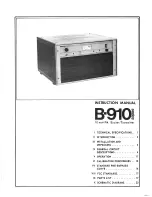 McMartin B-910 Instruction Manual предпросмотр