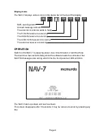 Предварительный просмотр 9 страницы mcmurdo NAV-7 User & Installation Manual