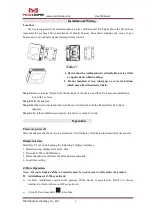 Предварительный просмотр 2 страницы MCOHome A8-9 User Manual