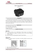 Предварительный просмотр 1 страницы MCOHome MH-P210-US User Manual