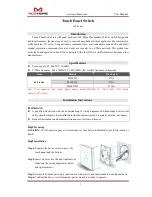 MCOHome MH-S411H User Manual preview