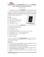 Предварительный просмотр 1 страницы MCOHome MH7-WH User Manual