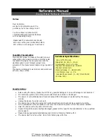 Preview for 4 page of McPower EM-5000 Reference Manual