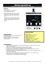 Preview for 1 page of McPower LAB-3003 Reference Manual