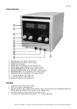 Preview for 6 page of McPower LAB-3003 Reference Manual