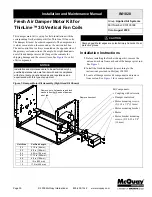 Предварительный просмотр 39 страницы McQuay FCVC Installation And Maintenance Manual