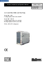 McQuay M4AC080C Installation And Operation Manual предпросмотр