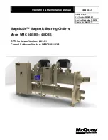 Предварительный просмотр 1 страницы McQuay Magnitude WMC 145SBS - 400DBS Operating & Maintenance Manual