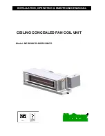 Предварительный просмотр 1 страницы McQuay MCW1200CD Installation And Operating Manual