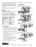 Предварительный просмотр 2 страницы McQuay MT 155 Installation And Maintenance Manual