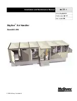 McQuay Skyline IM 777-1 Installation And Maintenance Manual preview