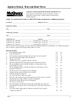 Предварительный просмотр 41 страницы McQuay SWT C Series Installation And Maintenance Manual